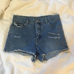 high waisted shorts